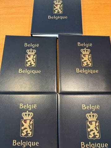 Belgique 1949/2011 - Accessoires - 5 albums DAVO LX avec