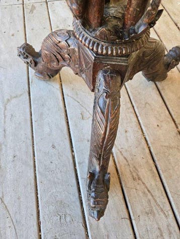Two plant stands - Bois - Cambodge - Début du XXe siècle, Antiquités & Art