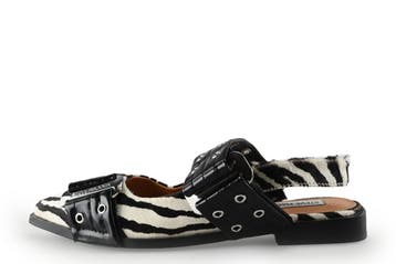 Steve Madden Slingbacks in maat 37 Zwart, Verzenden, Zwart, Steve Madden, Zo goed als nieuw