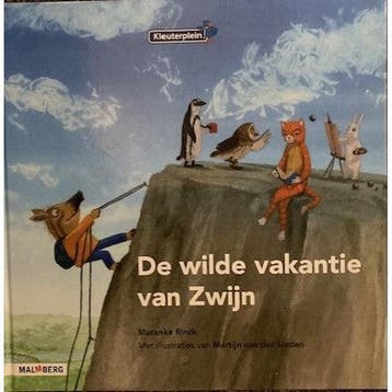 Kleuterplein versie 2 Prentenboek De wilde vakantie van Zwij, Verzenden, Nieuw