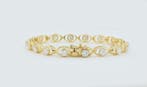 Armband - 14 karaat Geel goud - 3.54ct. tw. Diamant