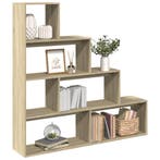 vidaXL Kamerscherm / boekenkast 143,5x29x143,5 cm hout, Verzenden, Nieuw