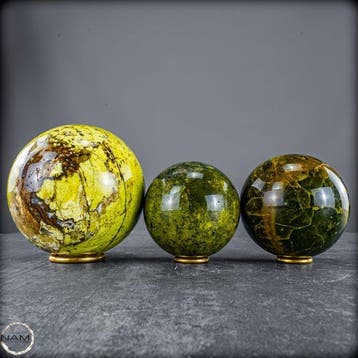 Groene Opaal – Groene opaalkralen – een levendig trio in