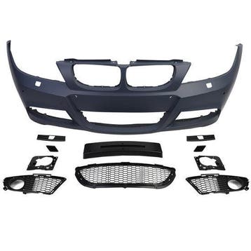 M Pakket Voorbumper Met PDC BMW E90 E91 2008 - 2011 B8277, Nieuw, Voor, BMW, Bumper
