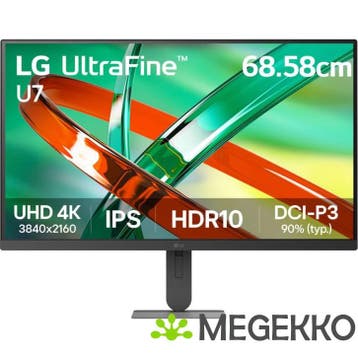 LG UltraFine 27US500-W 27  4K Ultra HD IPS Monitor, Verzenden