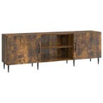 vidaXL TV Kast Gerookt eiken 150 x 31 x 50 cm Bewerkt hout, Verzenden