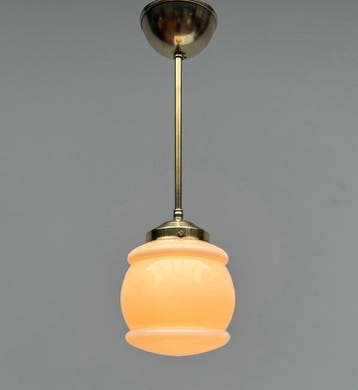 Plafondlamp - Opaline glas - Hanglamp / plafondlamp van
