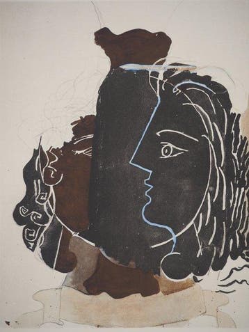 Georges Braque (1882-1963) - Profil grec
