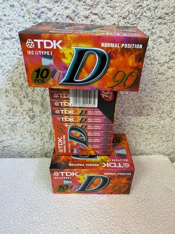 TDK - D-90 ICE I - Type I Cassette audio vierge, Nieuw