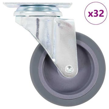 vidaXL 32 st Zwenkwielen 75 mm, Verzenden
