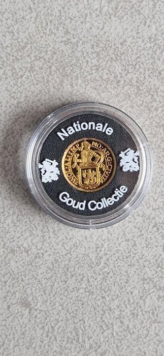 Nederland. Medal 14 karaat gouden herslag van De