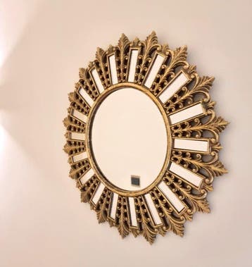 Miroir mural - Verre, résine