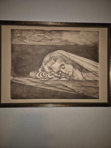 Jan Toorop (1858-1928) - De Nooit Rustende Liefde en de Hand