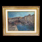 Pieretto Bianco (1875-1937) - Venezia, Ponte di Rialto, Antiek en Kunst
