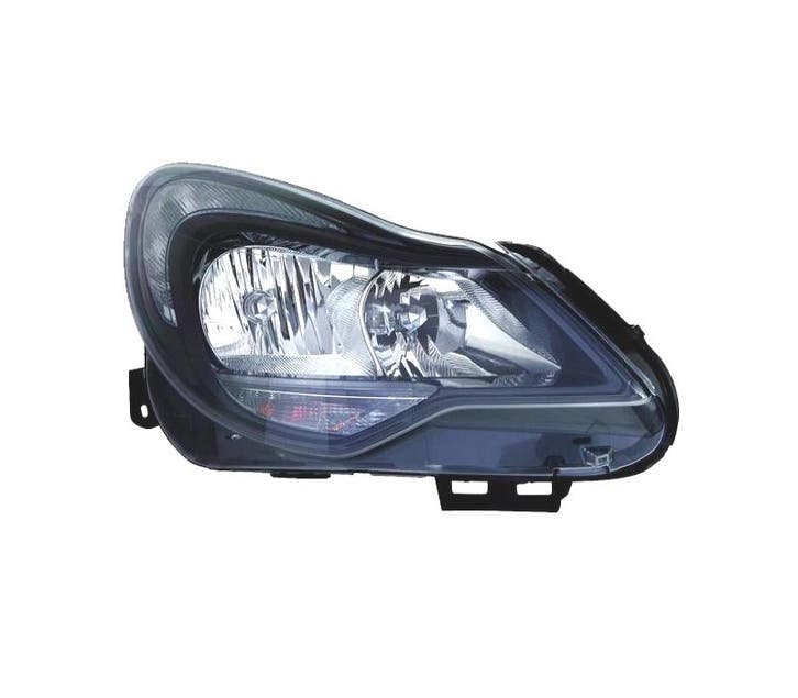 PHARE DROIT POUR OPEL CORSA D 11-14 FOND NOIR, Auto-onderdelen, Verlichting, Verzenden