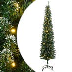 vidaXL Kunstkerstboom smal met 300 LEDs 210 cm, Verzenden, Nieuw