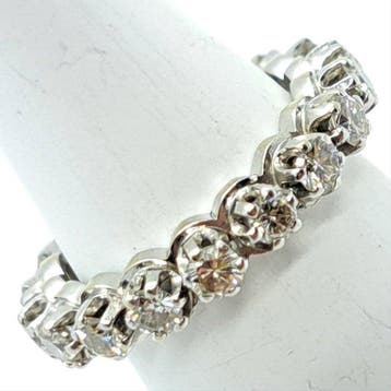 Bague de fiançailles - 18 carats Or blanc - 0.90ct. tw.