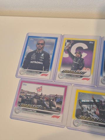 Topps Lewis Hamilton - 5 Card - Excellent (EX)