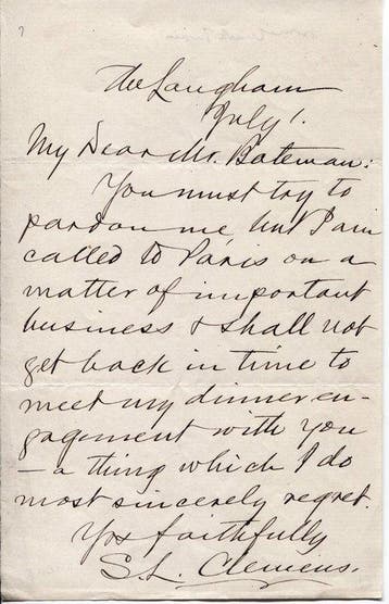 Mark Twain (1835-1910, pseudonym of Samuel L. Clemens,, Nieuw