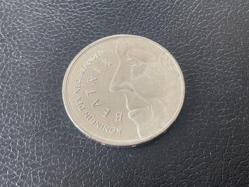 Pays-Bas. 50 Gulden 1991 “ zilveren huwelijk Beatrix en
