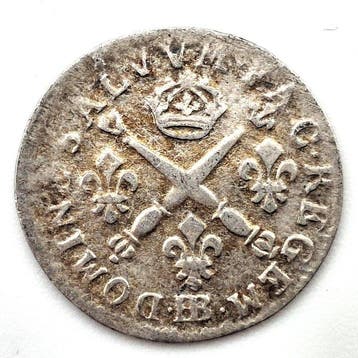 Frankrijk. Louis XIV (1643-1715). 5 Sols 1704-BB, Strasbourg
