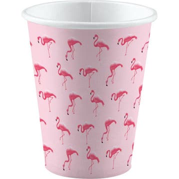 Hawaii Bekers Flamingo Karton 250ml 8st, Verzenden, Nieuw