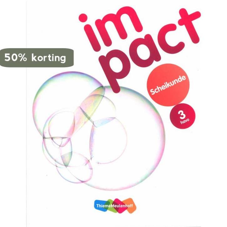 Impact leer/werkboek Scheikunde 3 havo 9789006340457, Boeken, Schoolboeken, Zo goed als nieuw, Verzenden