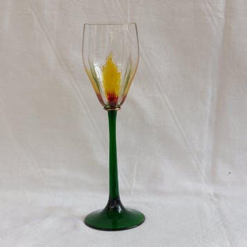 Theresienthal - Verre à vin - Verre à vin orné dune