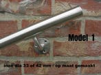 Inox trapleuningen OP MAAT - rvs leuning - inox handreling, Ophalen, Nieuw, Trap, 4 meter of meer