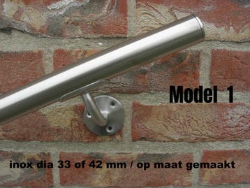 Inox trapleuningen OP MAAT - rvs leuning - inox handreling, Doe-het-zelf en Bouw, Ophalen, Nieuw, Trap, 4 meter of meer