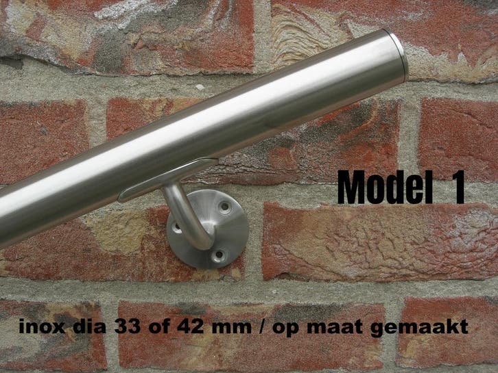 Inox trapleuningen OP MAAT - rvs leuning - inox handreling, Doe-het-zelf en Bouw, Ladders en Trappen, Trap, Nieuw, 4 meter of meer