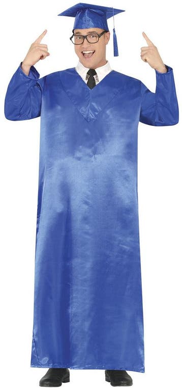 Afstudeer Toga Blauw Heren, Verzenden, Nieuw