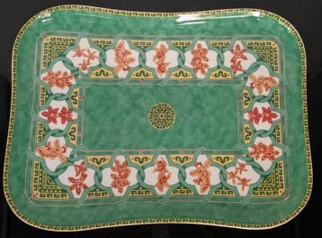 Christofle - Dienblad - Océana Vert Ginkgo - Pasta Dura