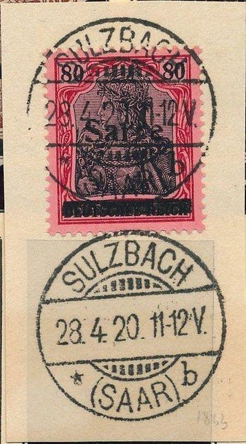 Saargebied 1920/1934 - In de belangrijkste nummers:, Postzegels en Munten, Gestempeld