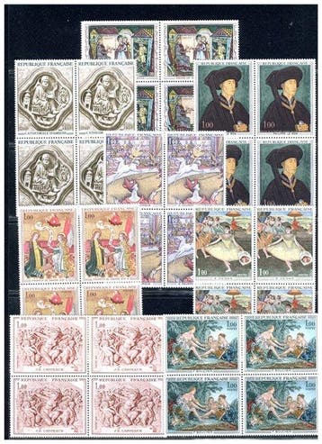 Frankrijk 1967/1993 - Art de France in quarantaine., Gestempeld