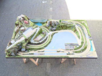Kibri N - Décor de train miniature (1) - Panneau paysage «