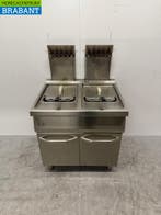 RVS Ata Dubbele Friteuse 2x 15 liter GAS Horeca, Ophalen of Verzenden, Nieuw in verpakking
