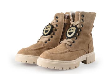 Nubikk Veterboots Meisjes in maat 30 Bruin, Verzenden, Jongen of Meisje, Nubikk, Schoenen