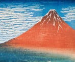 Katsushika Hokusai - “Red Fuji, 1830-1832”.