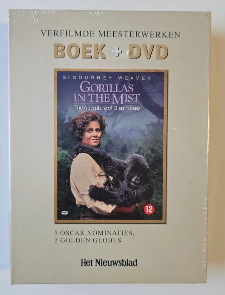 GORILLAS IN THE MIST (IN SEAL) (WITH BOOK) (DVD), Cd's en Dvd's, Dvd's | Overige Dvd's, Gebruikt