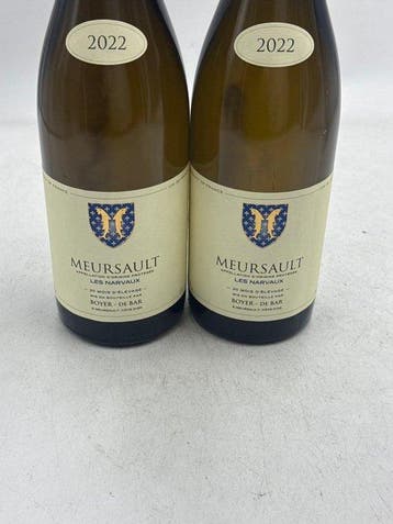 2022 Boyer - De Bar Les Narvaux - Meursault - 2 Bouteille