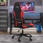 vidaXL Massage gamestoel kunstleer zwart en rood, Verzenden