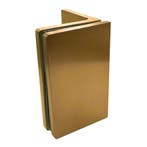 Glasklem Porto Premium glas/wand 90° - Goud, Verzenden