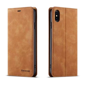 iPhone 15 Wallet Flip Case - Portefeuille Cover PU Leer, Telecommunicatie, Verzenden, Nieuw