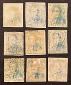 Belgique 1849 - Léopold Ier : Épaulette 2 - 20 centimes Bleu, Postzegels en Munten, Postzegels | Europa | België, Gestempeld