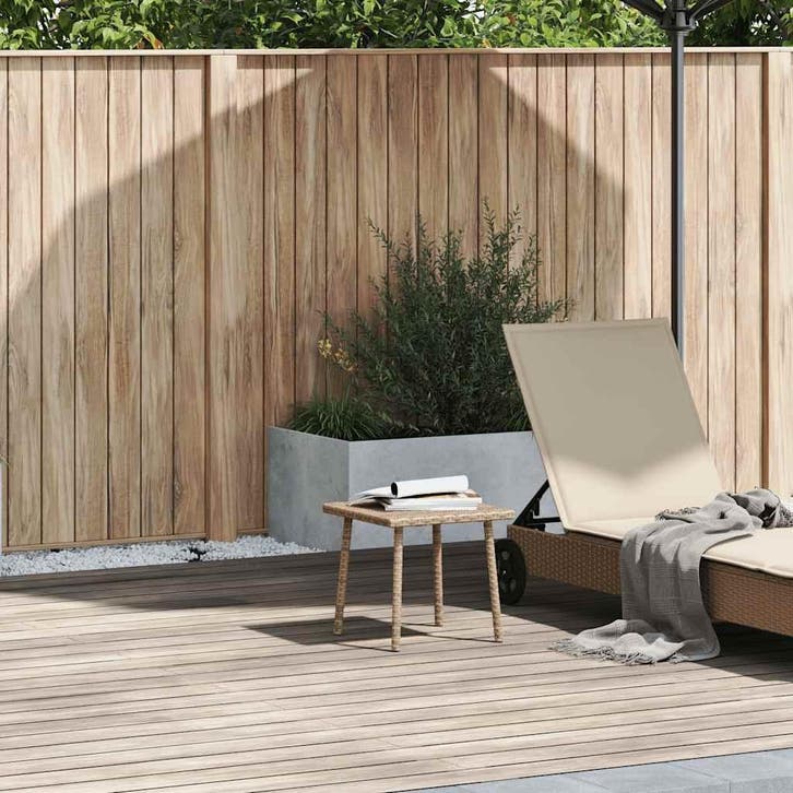 vidaXL Tuin salontafel rechthoekig 40x40x37 cm poly rattan, Tuin en Terras, Tuintafels, Nieuw, Verzenden