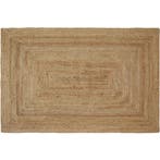 tectake Handgeweven vloerkleed Glim van jute, boho-stijl - 1, Verzenden