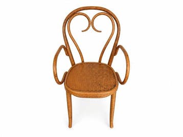 Ligna - Stoel - Beuken - Art Deco Ligna armstoel, Antiek en Kunst