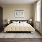 vidaXL Zomer Deken Gekwilt Crème 240 x 260 cm Microvezel, Verzenden