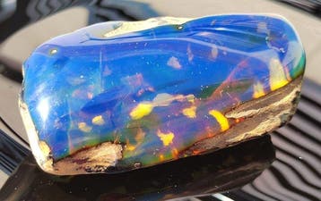 Birmese Blauwe Amber - Hoge Kwaliteit!- 61 g